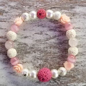Rose Pearls Aromatherapy Bracelet